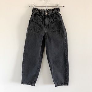 ZARA Paper Bag Waist Jeans 10 Kids